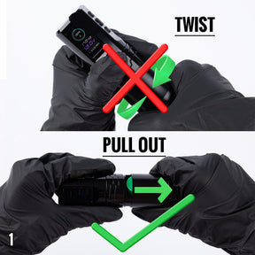 EZ P3 Pro Turbo 2.0 Upgrade Direct Drive Wireless Tattoo Machine with Adjustable Stroke 5.0mm