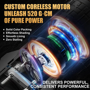 Ambition Soldier Pro 520 Wireless Tattoo Pen Machine with 6 Strokes Length 2.2mm-4.2mm