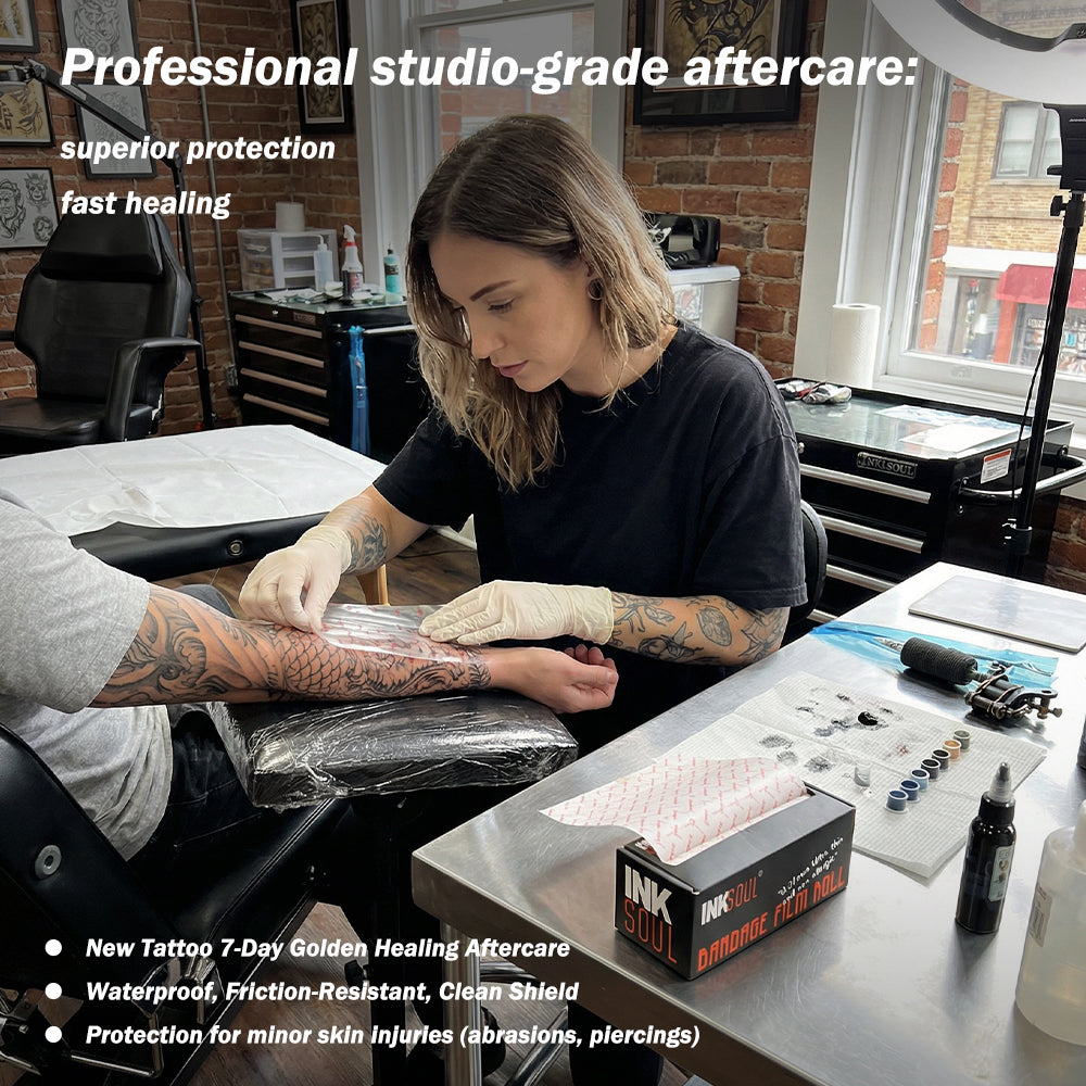 Inksoul Tattoo Bandage Film 0,01 mm UltraHin Roll 6in x 10yd