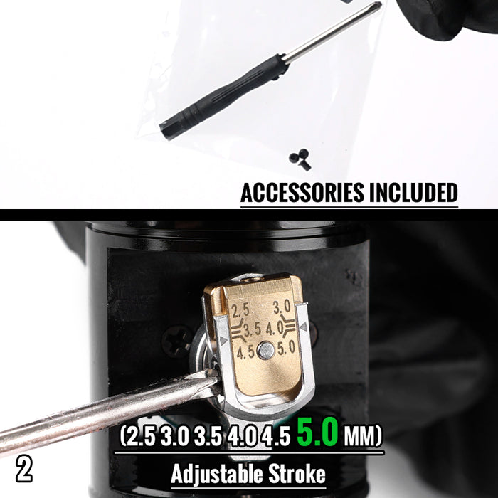 EZ P3 Pro Turbo 2.0 Upgrade Direct Drive Wireless Tattoo Machine with Adjustable Stroke 5.0mm