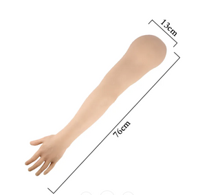 Tattoo imitation silicone movable joint arm