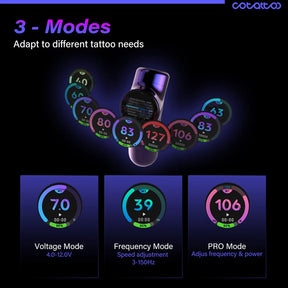 CO-Y Professional Wireless Ergonomic Tattoo Machine