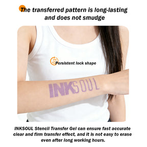 INKSOUL® Tattoo Stencil Transfer Gel, 4 fl oz / 120ml - Long-Lasting & Smudge-Proof