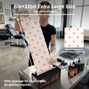 Inksoul Tattoo Bandage Film 0,01 mm UltraHin Roll 6in x 10yd