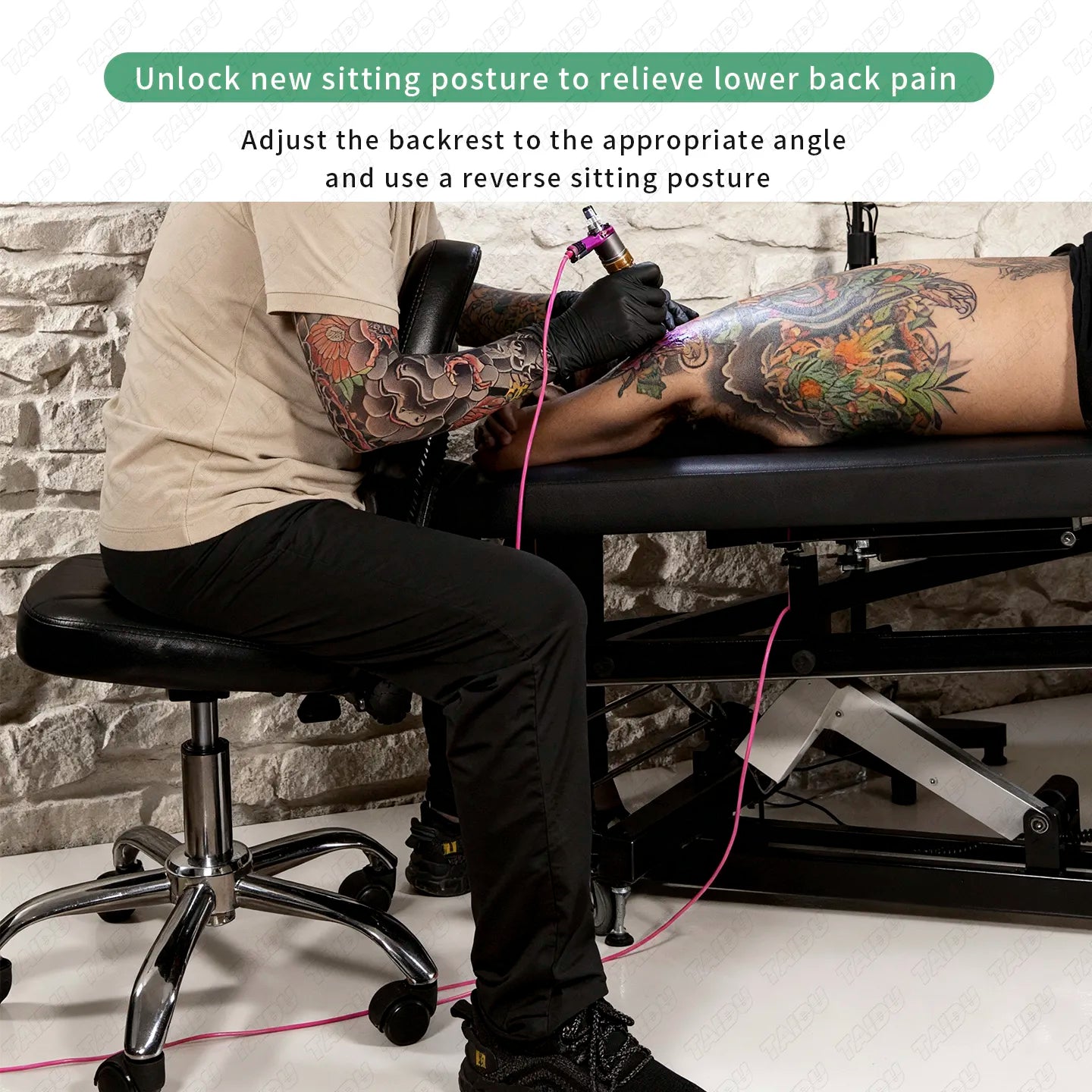 MULTI-FUNCTIONAL NEW MODEL PNEUMATIC LIFT TATTOO CHAIR （SPECIAL LAUNCH OFFER）