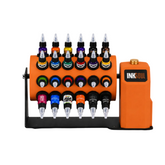 INKSOUL Rotating Tattoo Ink Rack｜Continuous Ink Mixing Organizer for Tattoo Artists｜48-Bottle Rotating Ink Organizer