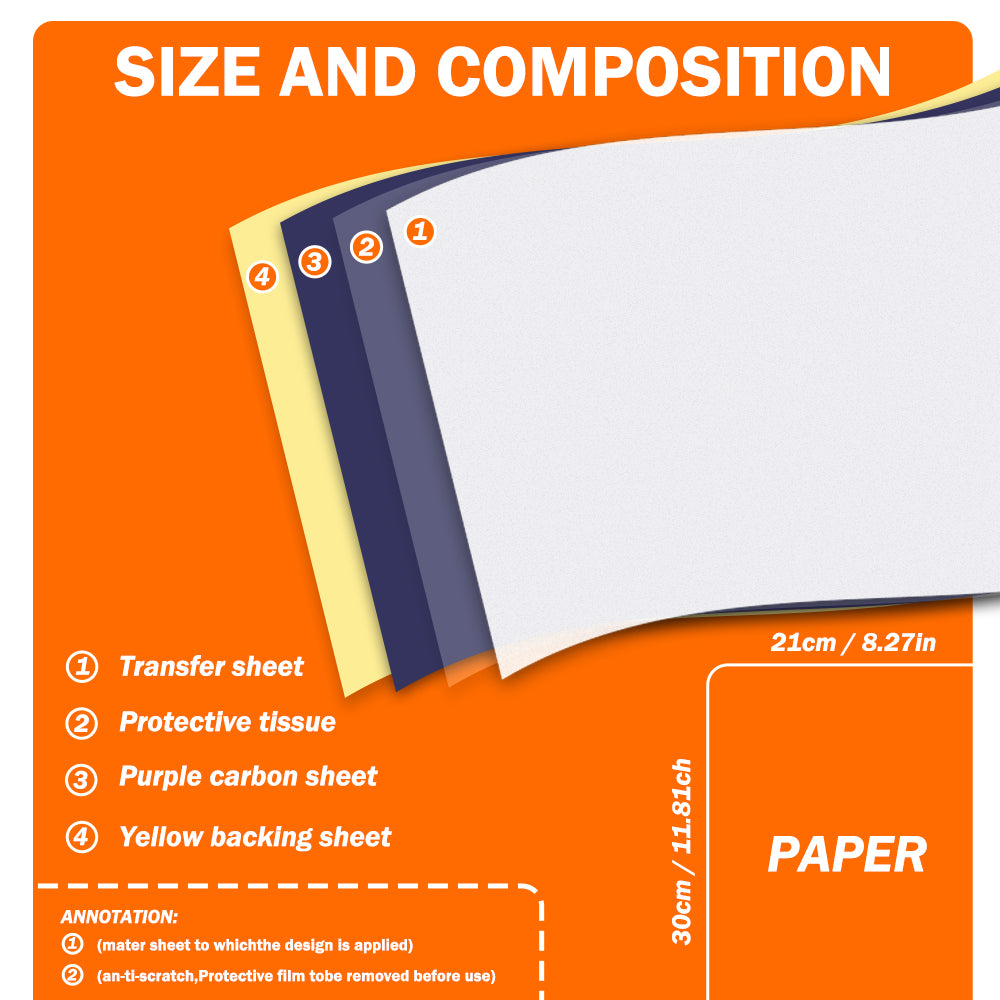 INKSOUL®  TATTOO STENCIL PAPER （best for shadow）