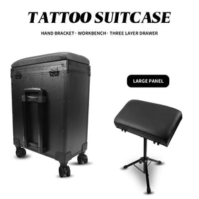 Multifunctional TATTOO Suitcase-G500（2024 new anti drop model, same video design）