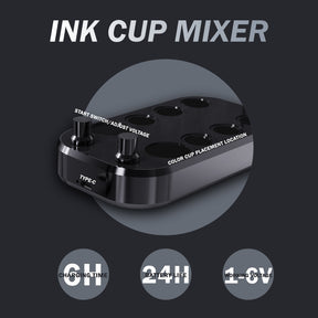 INKSOUL® TATTOO INK CUP MIXER 8 sites Aluminum alloy frame
