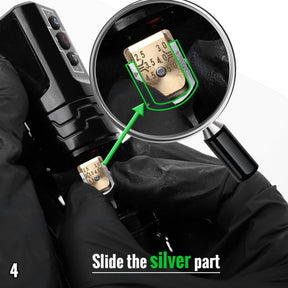 EZ P3 Pro Turbo 2.0 Upgrade Direct Drive Wireless Tattoo Machine with Adjustable Stroke 5.0mm