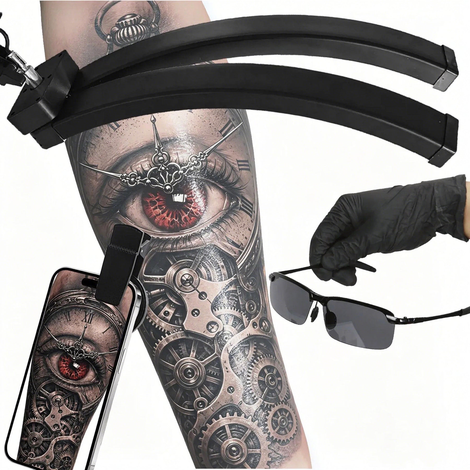 TAIDU X5 Anti-Glare Floor Stand Tattoo Shading Light