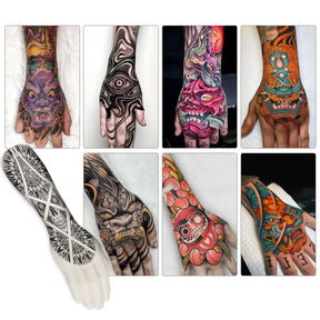 TAIDU High-Quality Tattoo Practice Silicone Forearm with Hand