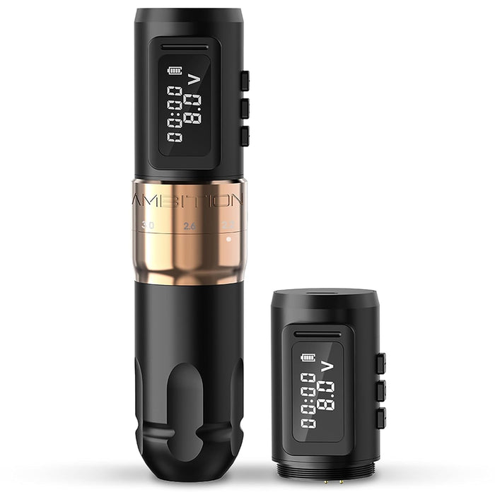 2. Ambition Mars-U Wireless Tattoo Machine with Adjustable Stroke