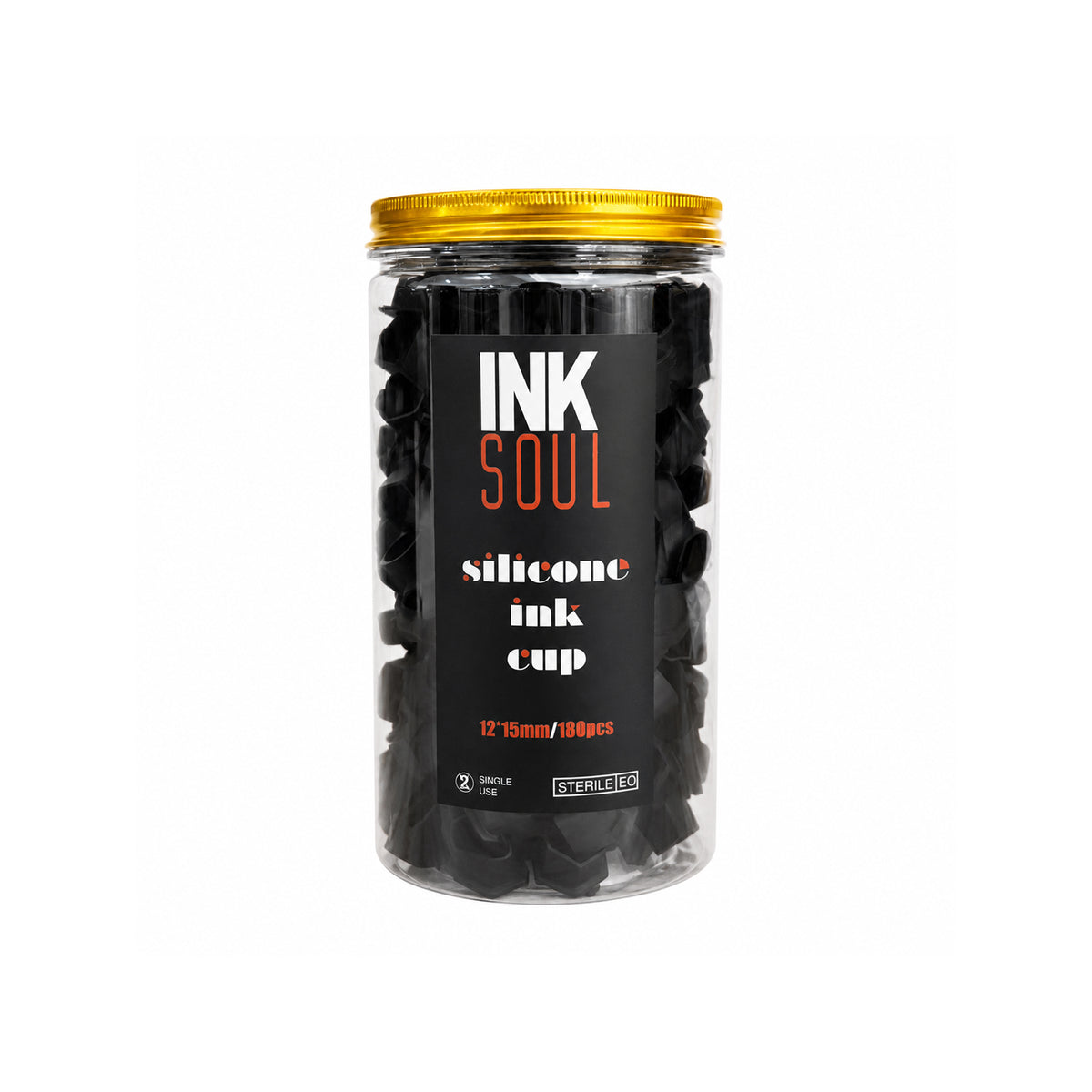 INKSOUL Disposable Silicone Tattoo Ink Caps  180Pcs/Set Hexagon Splicable