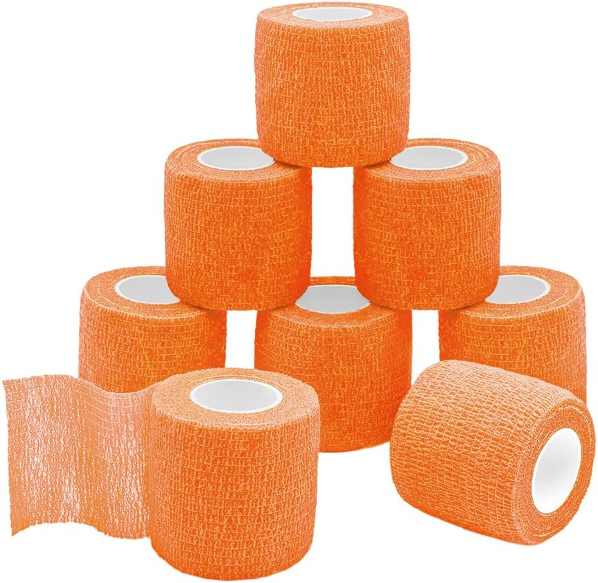 Self Adherent Cohesive Bandages Wrap 2 x 5 Yards 12 Rolls