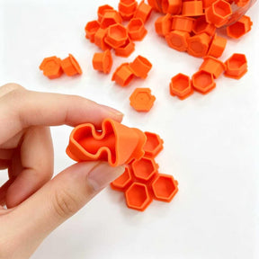 INKSOUL Disposable Silicone Tattoo Ink Caps  180Pcs/Set Hexagon Splicable