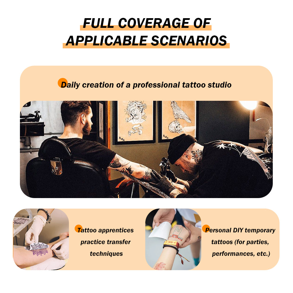 INKSOUL® Tattoo Stencil Transfer Gel, 4 fl oz / 120ml - Long-Lasting & Smudge-Proof