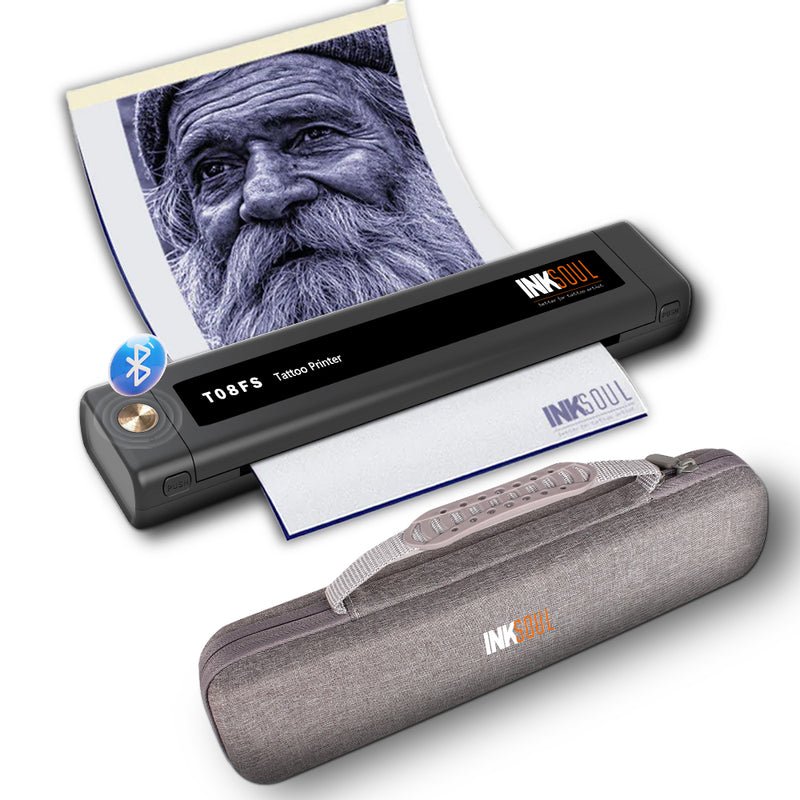 1. INKSOUL T08FS Wireless Tattoo Transfer Stencil Printer