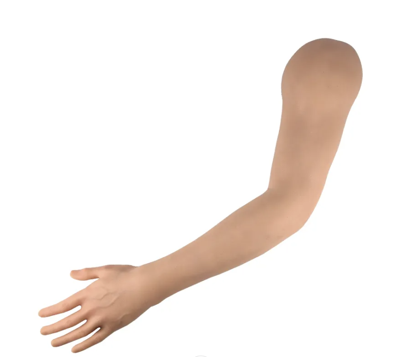 Tattoo imitation silicone movable joint arm