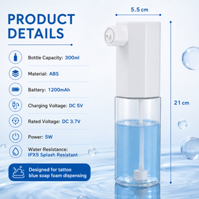 INKSOUL Electric Tattoo Blue Soap Foamer