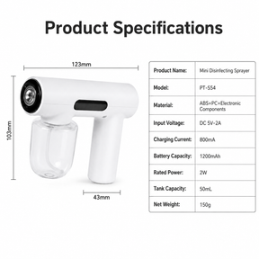 INKSOUL Wireless Tattoo Disinfection Sprayer