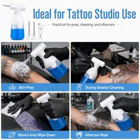 INKSOUL Cordless Electric Tattoo Blue Soap Foam Sprayer – LZD-Q5 350ml