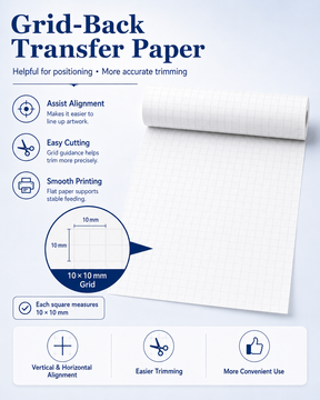 AIMO Rollpapier | Tattoo -Schablonenpapier 210 cm x 30 m mit Klammer trennen