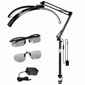 TAIDU X5 Anti-Glare Polarizing Half-Moon Desk Clamp Lamp