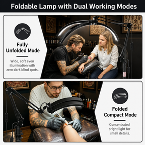 TAIDU X5 Anti-Glare Polarizing Half-Moon Desk Clamp Lamp