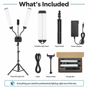 Inksoul flexible Doppelarme LED füllen Licht füllen