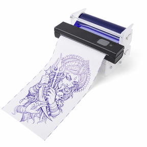 AIMO Rollpapier | Tattoo -Schablonenpapier 210 cm x 30 m mit Klammer trennen