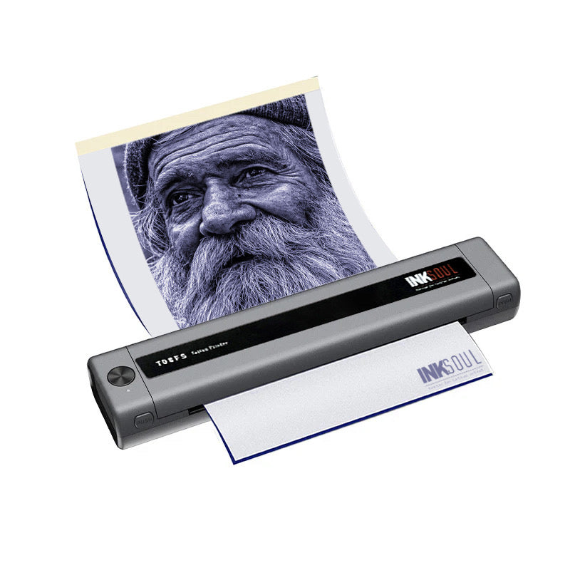 1. INKSOUL ® T08FS Wireless Tattoo Transfer Stencil Printer