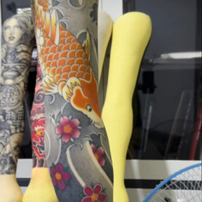 Full Arm Tattoo Practice Skin - Ideal for Temporary Face Painting and Tattoo Practicing