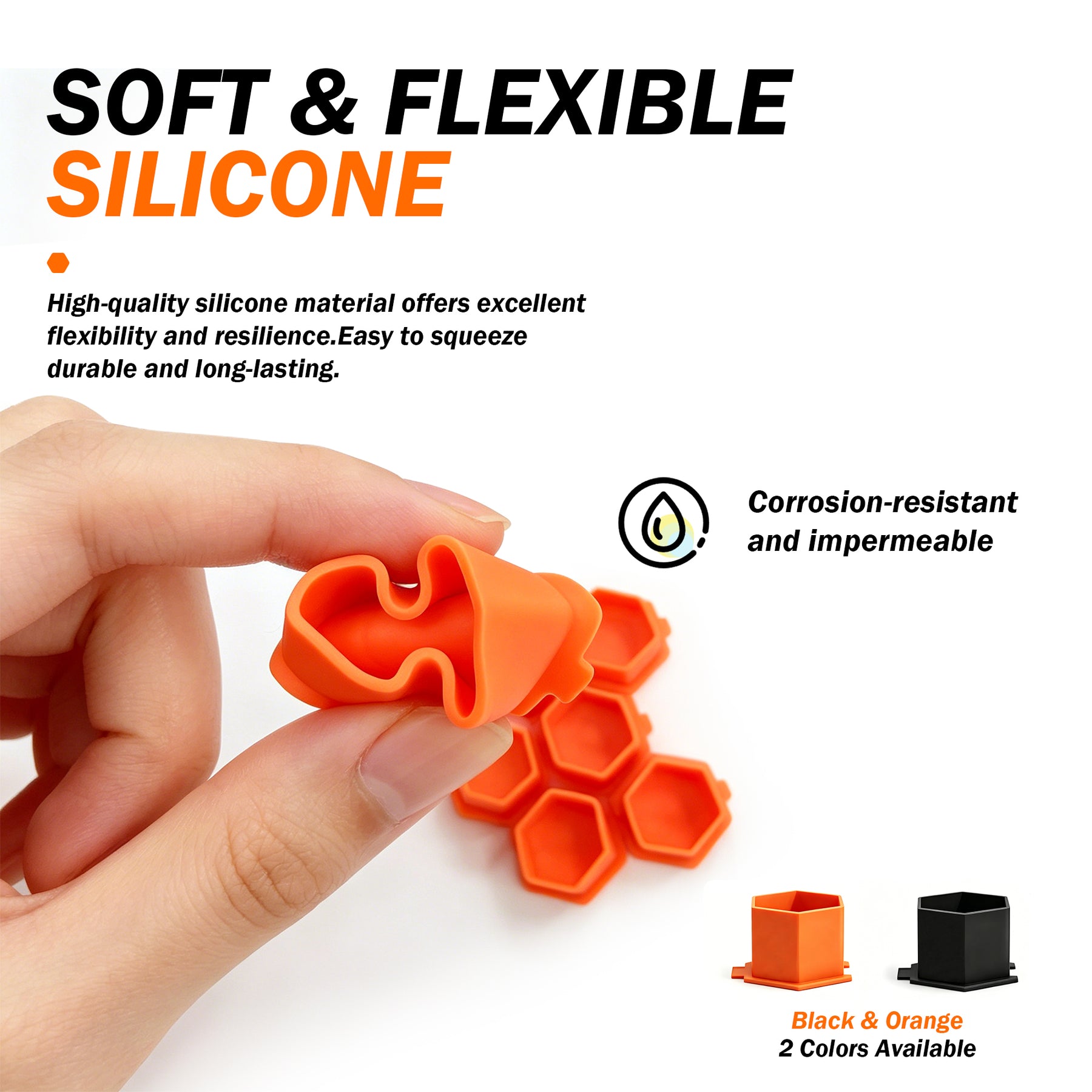 INKSOUL Disposable Silicone Tattoo Ink Caps  180Pcs/Set Hexagon Splicable