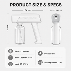 INKSOUL K8 Cordless Tattoo Disinfection Sprayer