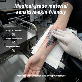 Inksoul Tattoo Aftercare Bandage Film 0,01 mm Ultradünnroll 6in x 10yd