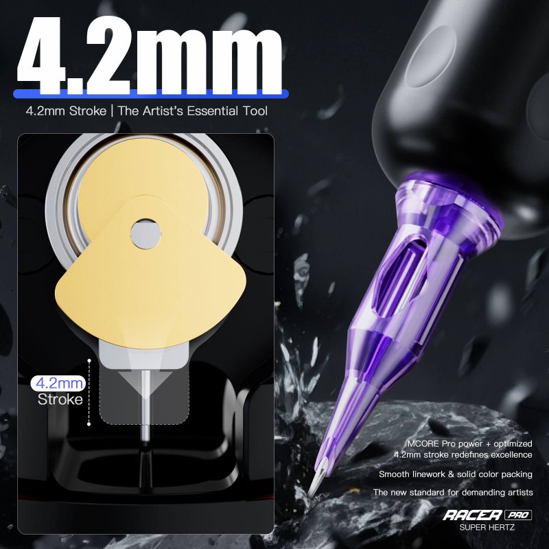 Dragonhawk Wireless Tattoo Pen Machine 4.2MM Strokes Length