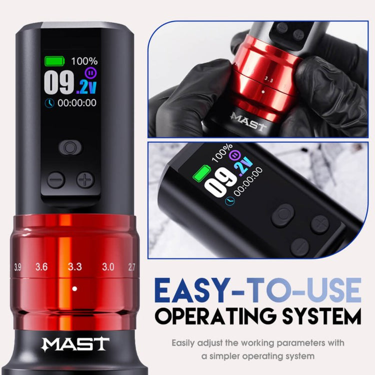 1. Dragonhawk Wireless Tattoo Pen Machine 2.4–4.2MM Strokes | Mast Fold 2 Pro