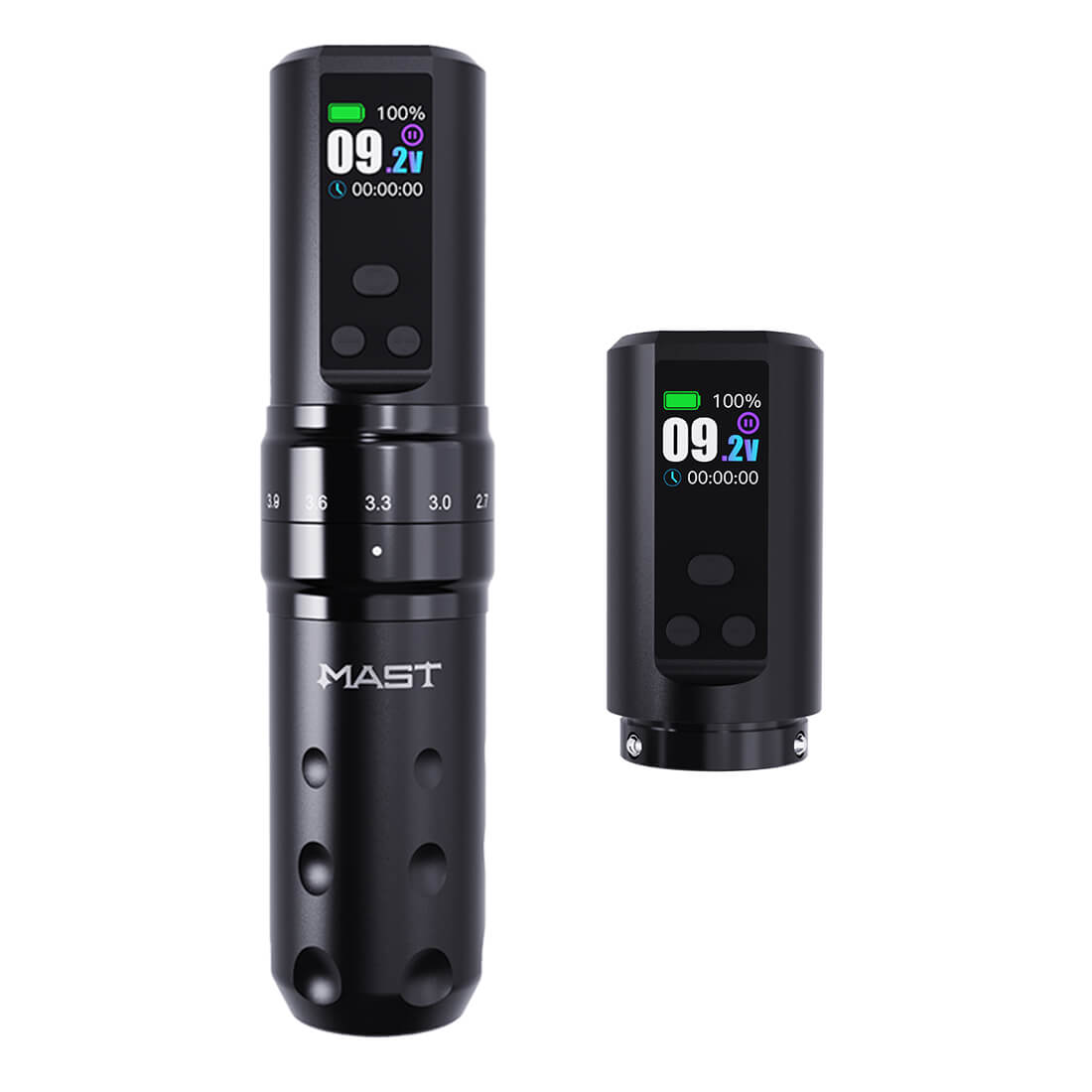 Dragonhawk Wireless Tattoo Pen Machine 2.4-4.2MM Strokes Length | Mast Fold 2 Pro