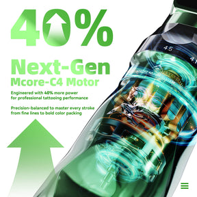 Tattoo Kit | Dragonhawk Fold Pro Year of Horse Edition Tattoo Machine Pen Wireless Professional Bundle