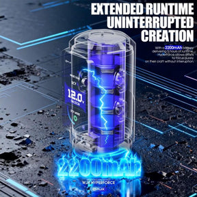 Tattoo Kit | WJX Hyper Force Tattoo Machine Pen Wireless Professional Bundle with FAULHABER Brushless Motor 4.5mm Stroke