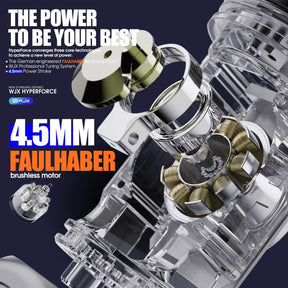 Tattoo Kit | WJX Hyper Force Tattoo Machine Pen Wireless Professional Bundle with FAULHABER Brushless Motor 4.5mm Stroke