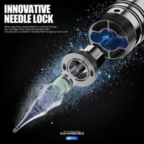 Tattoo Kit | WJX Hyper Force Tattoo Machine Pen Wireless Professional Bundle with FAULHABER Brushless Motor 4.5mm Stroke