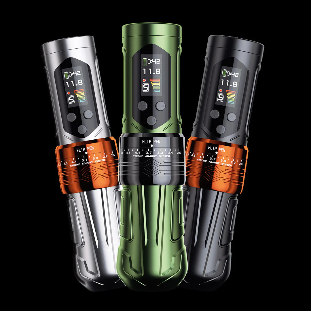 BRONC X2 NEO – Upgraded 7.1 mNM Adjustable Wireless Tattoo Pen