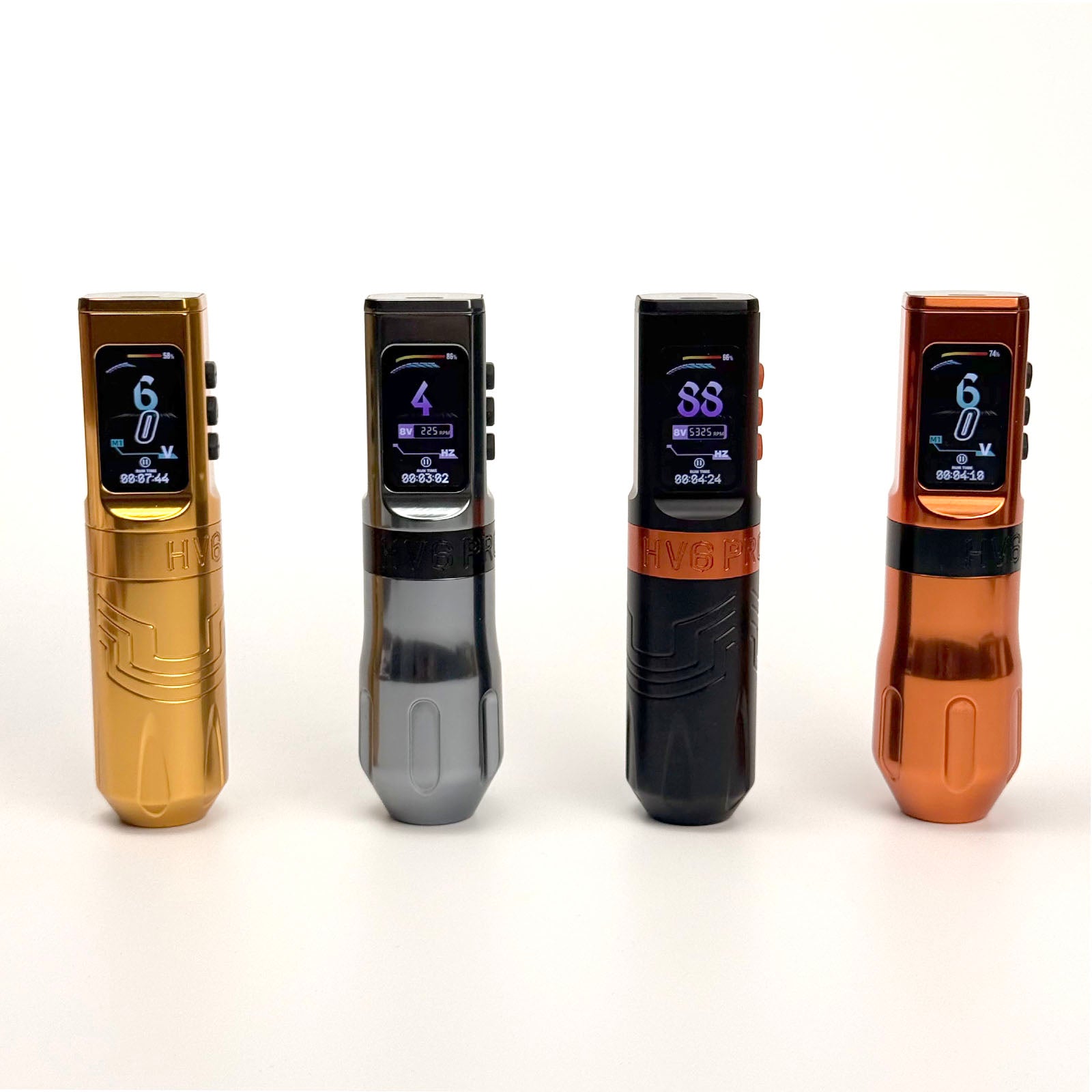 INKSOUL® Tattoo Machine Wiresles Pen 4.2MM Strokes Two Grips Two Batteries Two Modes 2 in 1 | HV6 PRO