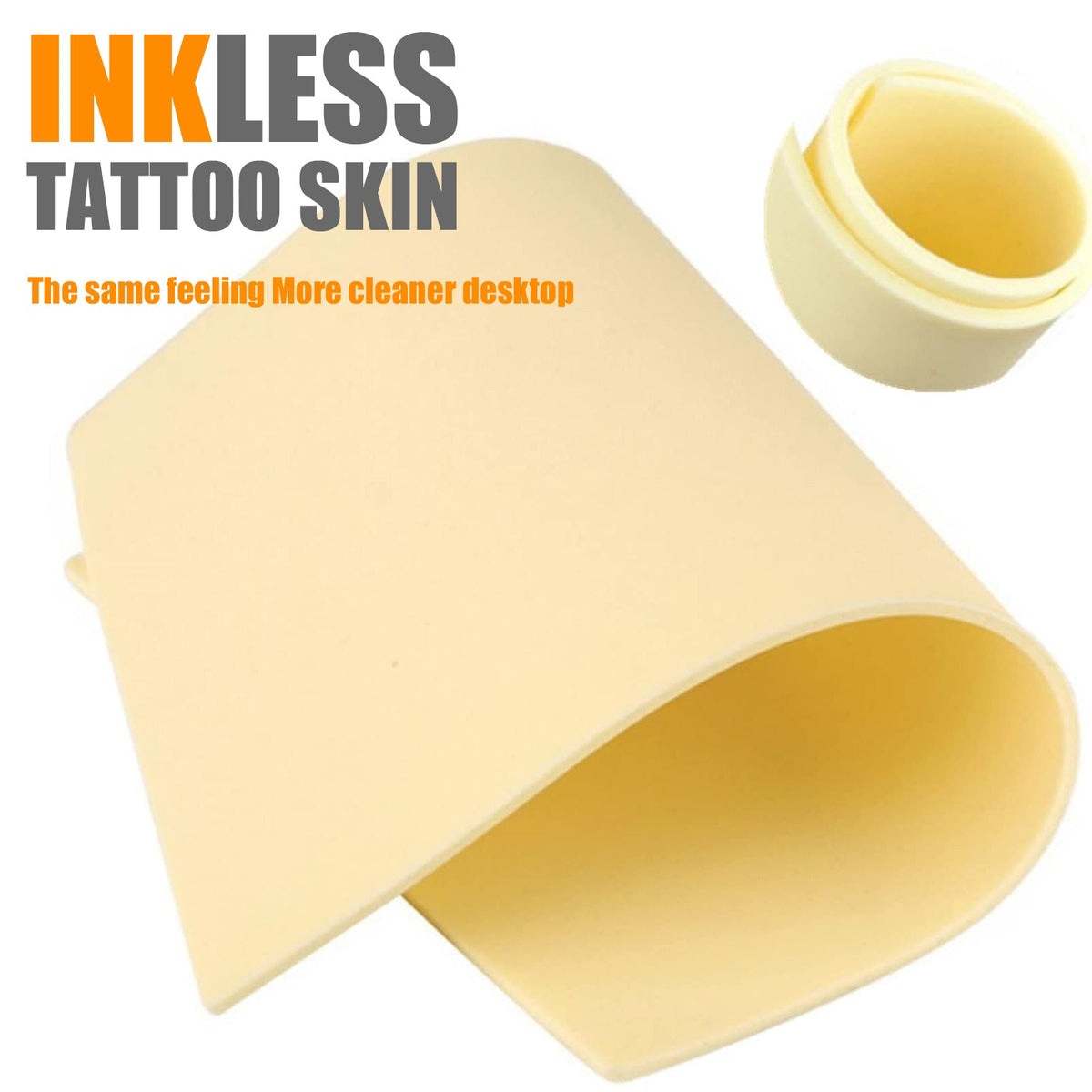 INKLESS | 3mm 8x12" Fake Skin | Premium Tattoo Practice Skins