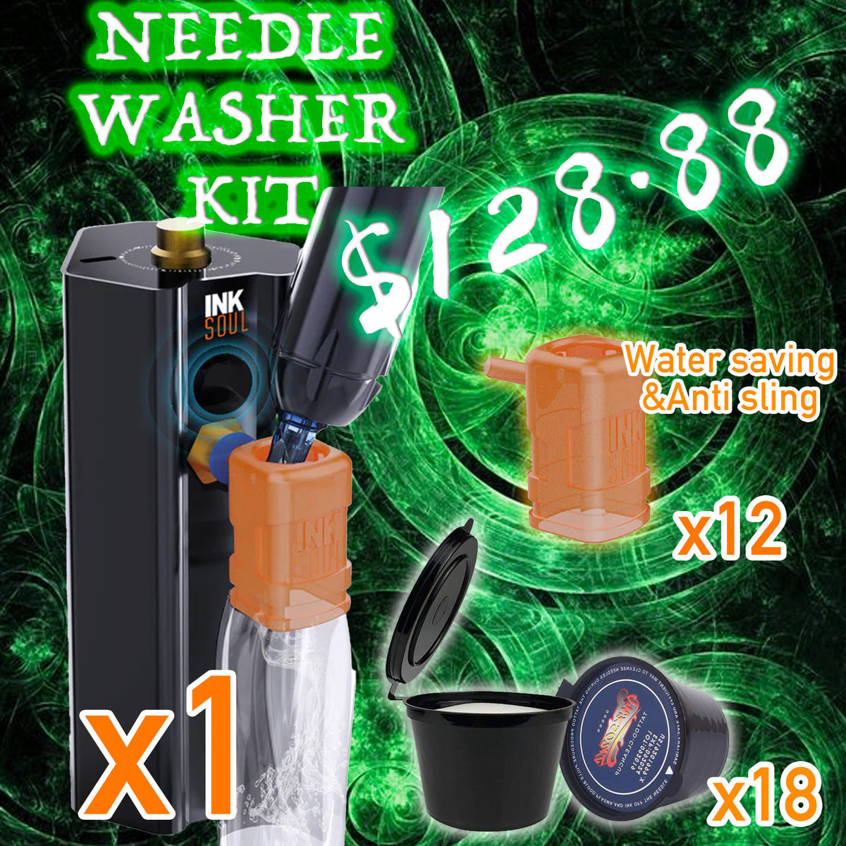 INKSOUL® Needle Washer Kit