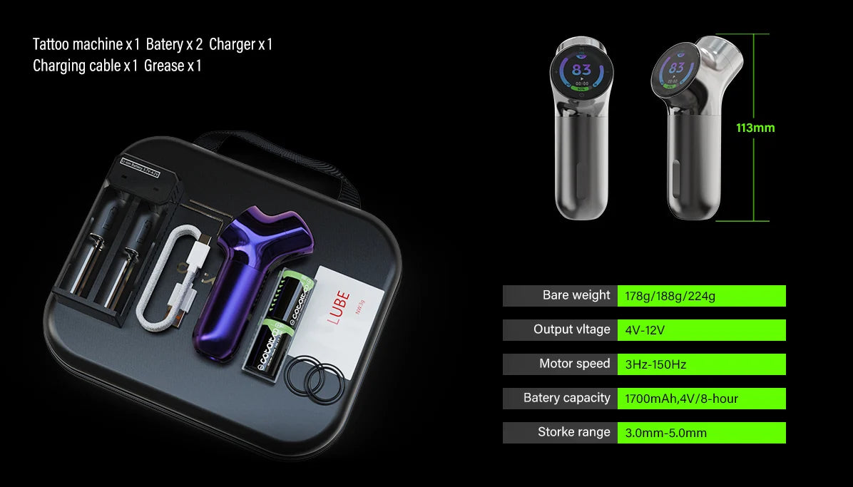 CO-Y (OS)Pro Tattoo Machine|Responsive rebound,sharper penetration