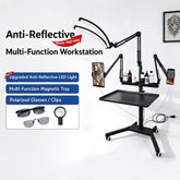TAIDU X5 Professional Tattoo Workstation with Foldable Half-Moon Light